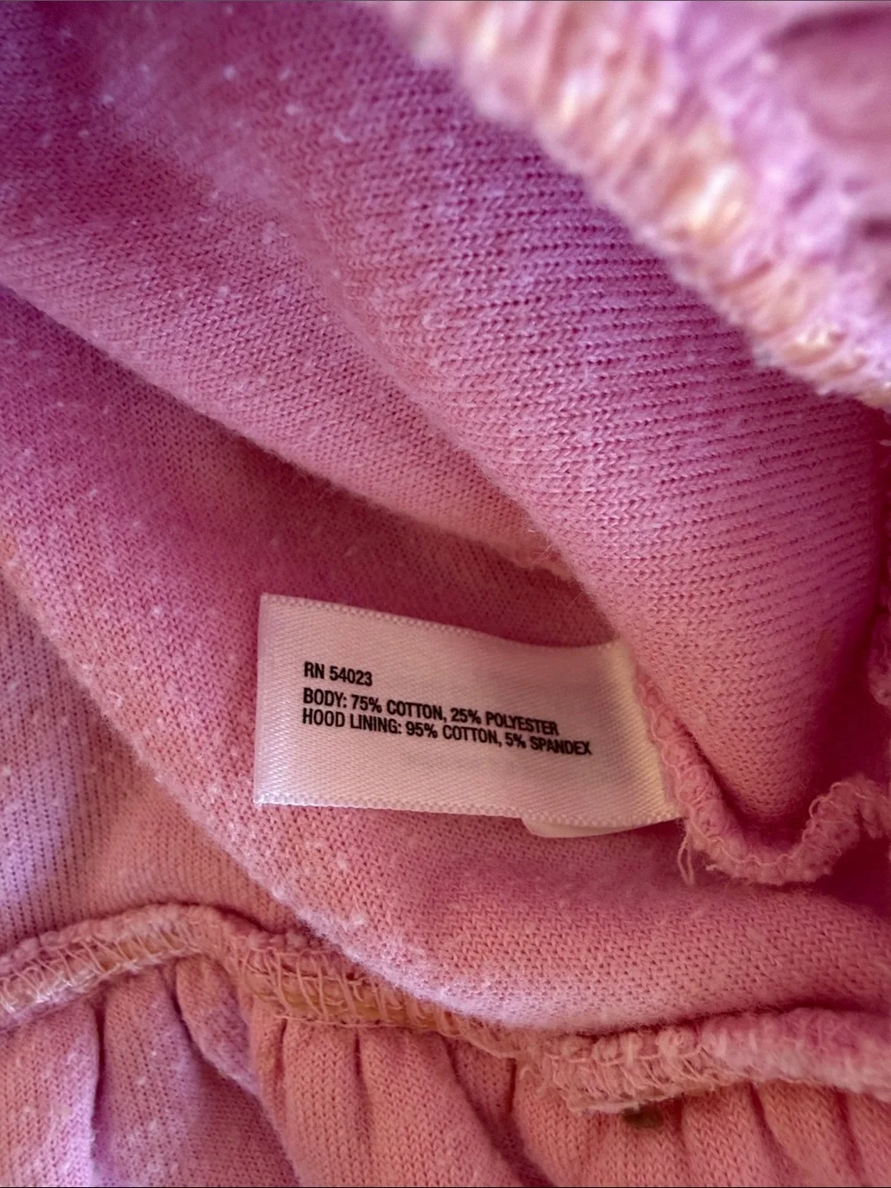 BabyGap Toddler Pink Star Hoodie